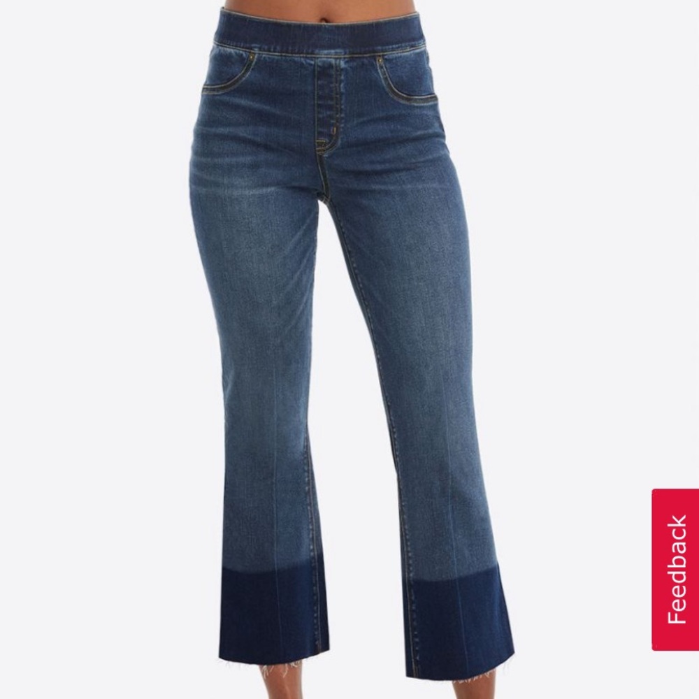 Spanx Cropped Flare Jeans EUC